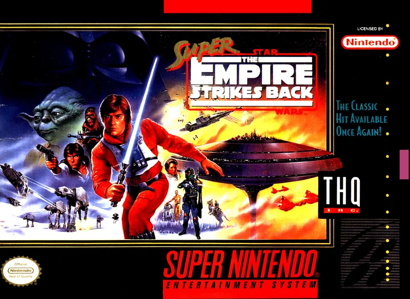 Super Star Wars: The Empire Strikes Back box art