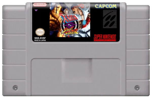 X-Men Vs. Street Fighter cart