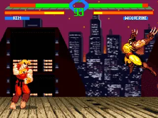 Backdrop artwork for X-Men Vs. Street Fighter