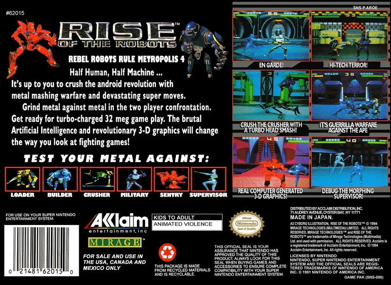 Rise of the Robots box back