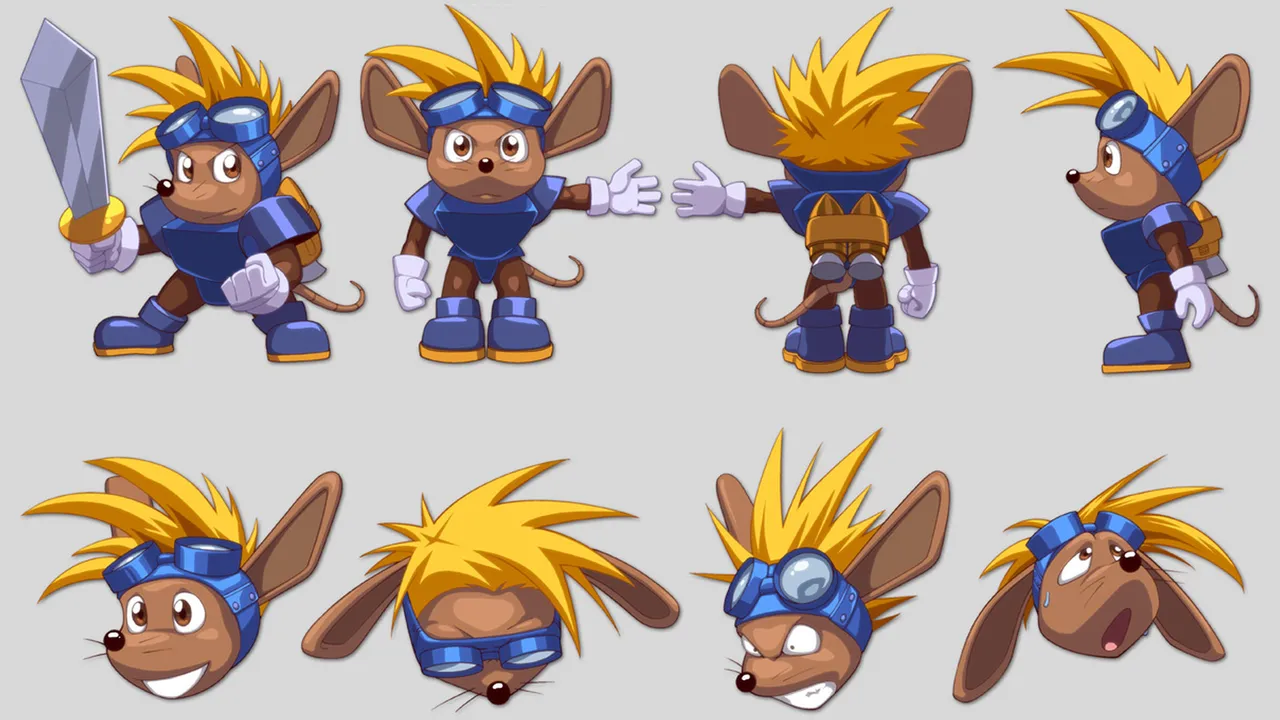 Backdrop artwork for Sparkster