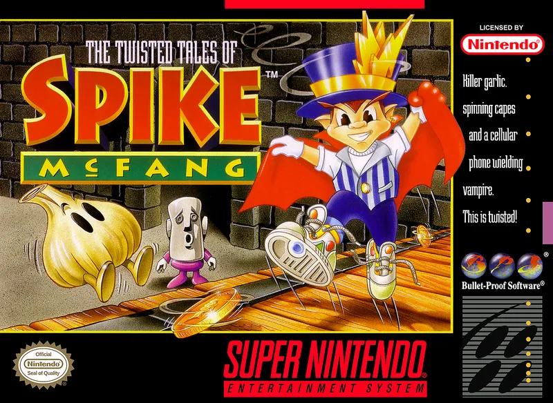 The Twisted Tales of Spike McFang box art