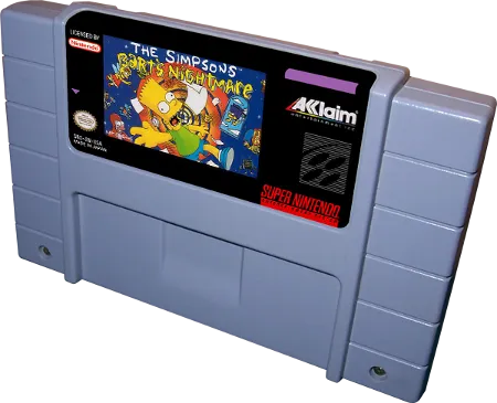 The Simpsons: Bart's Nightmare cart