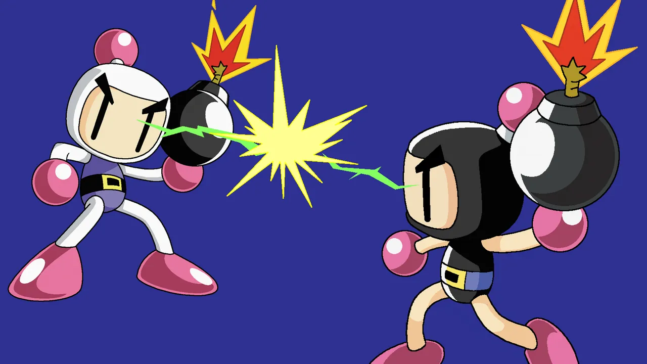 Backdrop artwork for Super Bomberman