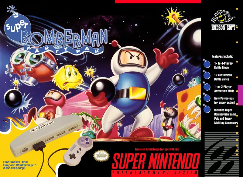 Super Bomberman box art
