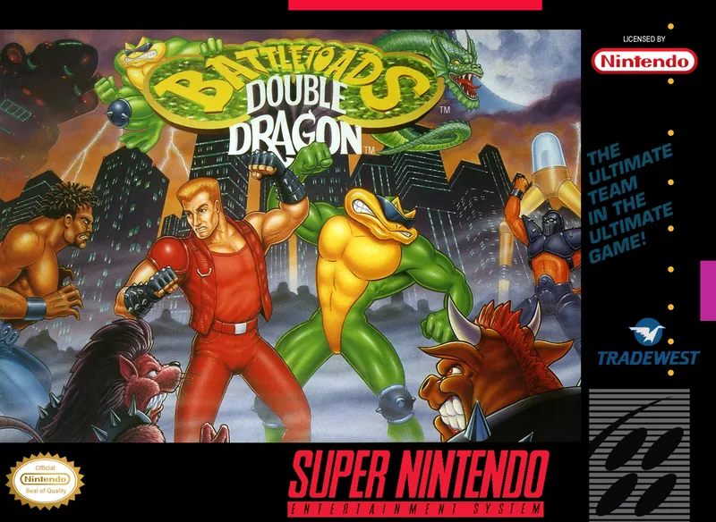Battletoads / Double Dragon box art