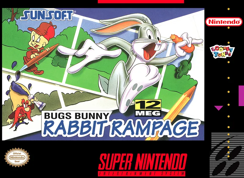 Bugs Bunny Rabbit Rampage box art