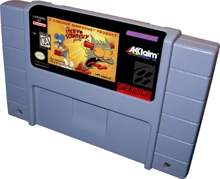 The Itchy & Scratchy Game cart