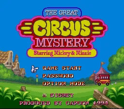 The Great Circus Mystery Starring Mickey & Minnie screenshot