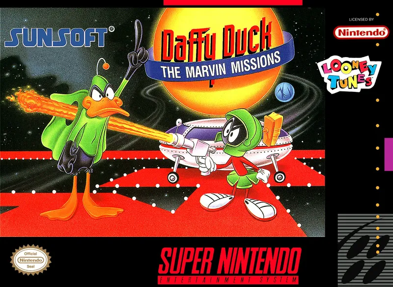 Daffy Duck: The Marvin Missions box art