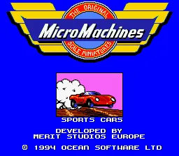 Micro Machines screenshot
