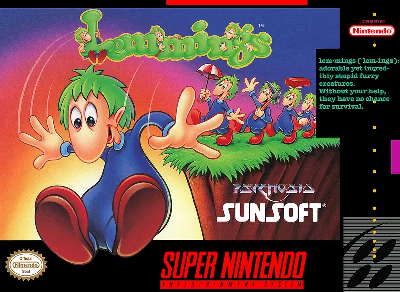 Lemmings box art