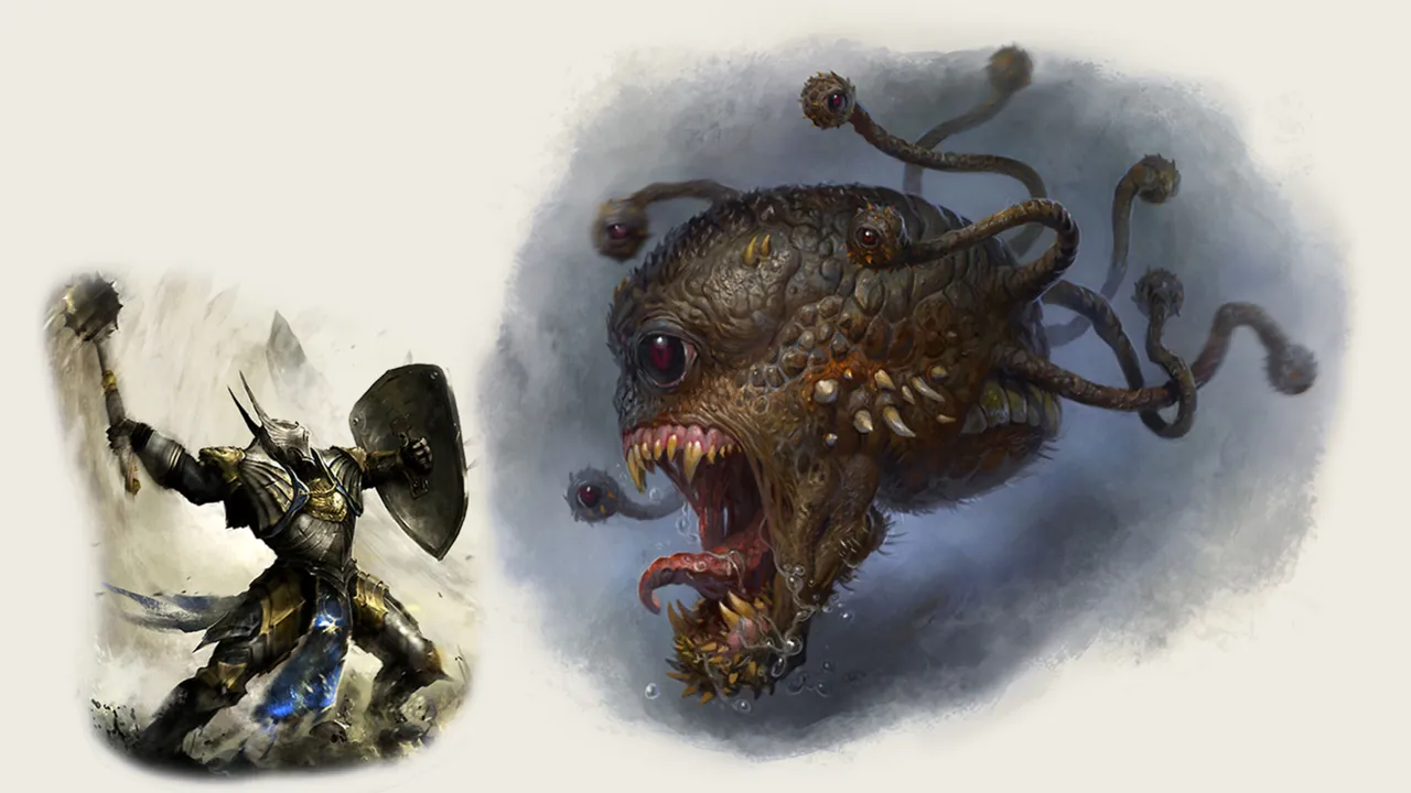 Backdrop artwork for Advanced Dungeons & Dragons: Eye of the Beholder