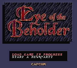 Advanced Dungeons & Dragons: Eye of the Beholder screenshot