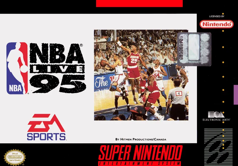 NBA Live 95 box art