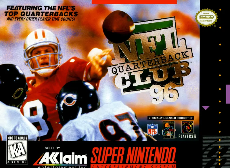 NFL Quarterback Club 96 box art