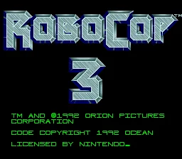 RoboCop 3 screenshot