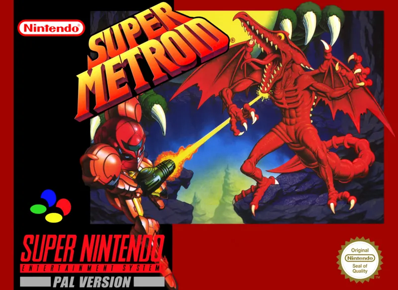 Super Metroid box art