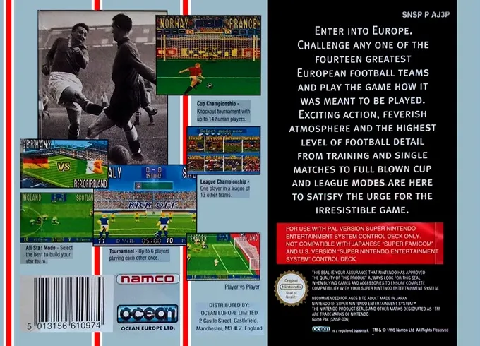 90 Minutes: European Prime Goal box back