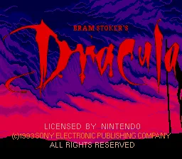 Bram Stoker's Dracula screenshot