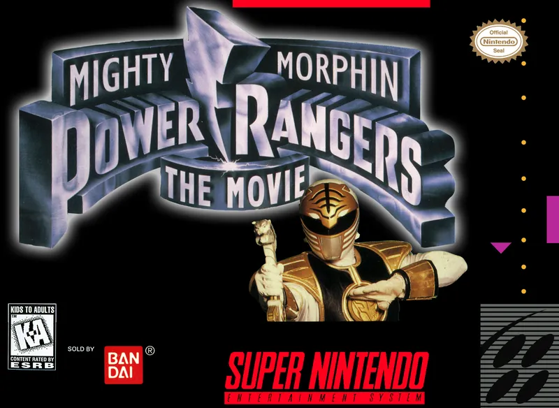 Mighty Morphin Power Rangers: The Movie box art