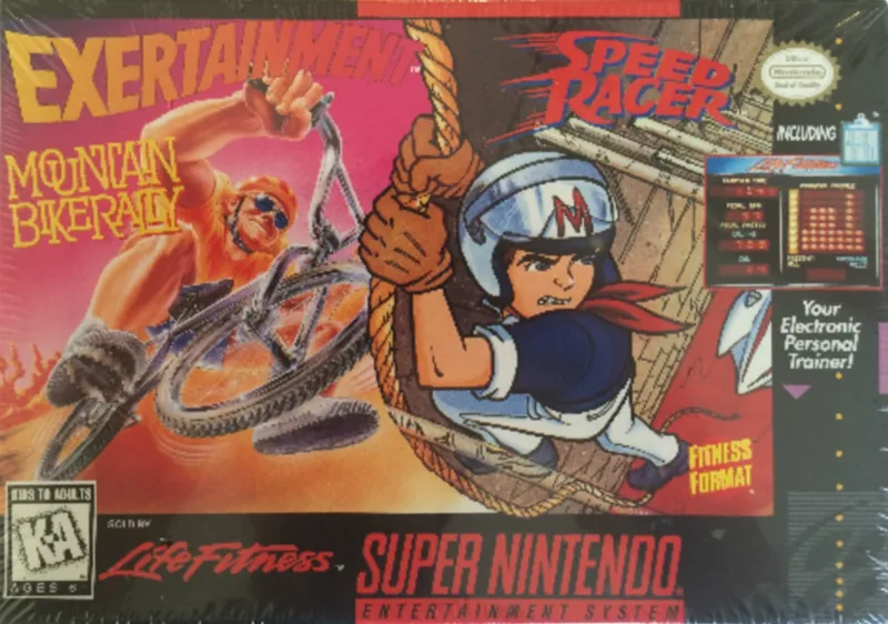 Exertainment Mountain Bike Rally/Speed Racer box art