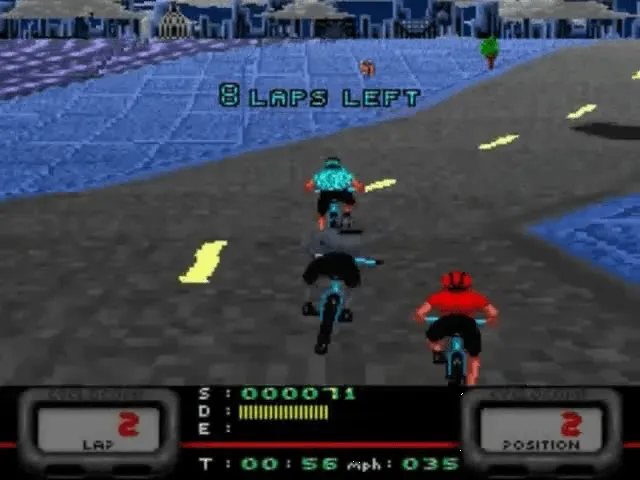 Backdrop artwork for Exertainment Mountain Bike Rally/Speed Racer