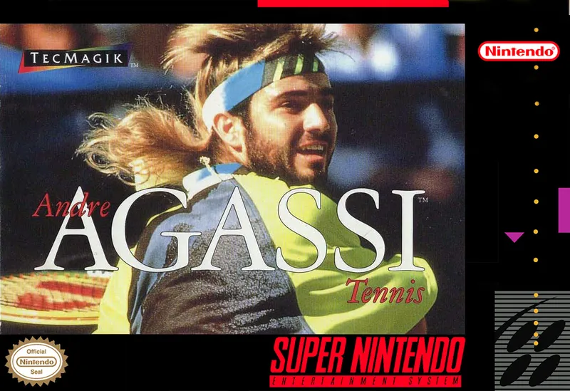 Andre Agassi Tennis box art