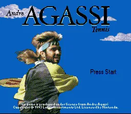 Andre Agassi Tennis screenshot