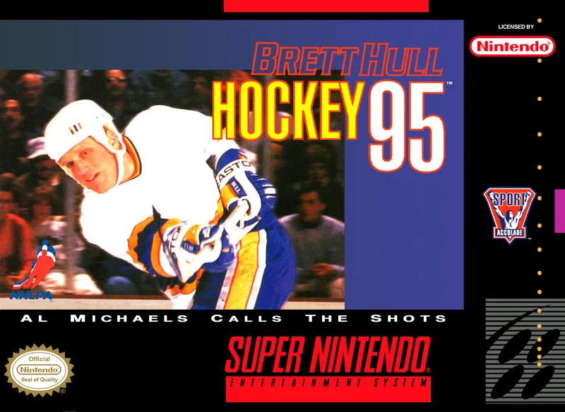 Brett Hull Hockey 95 box art