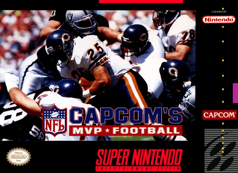 Capcom's MVP Football box art