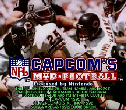 Capcom's MVP Football screenshot