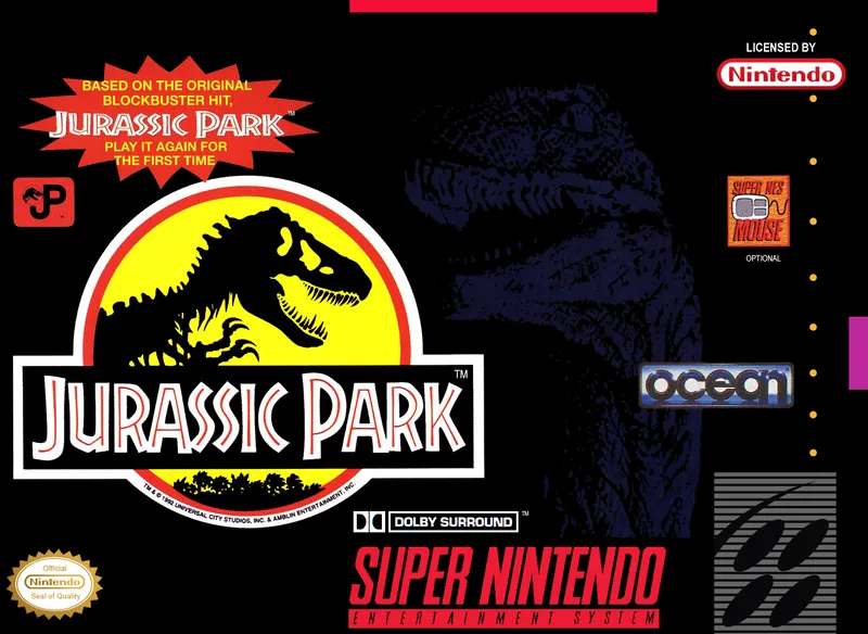 Jurassic Park box art
