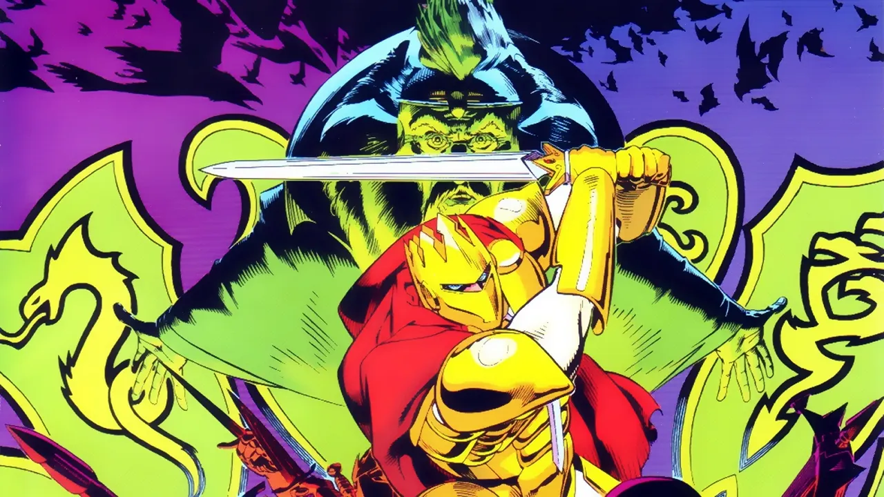 Backdrop artwork for King Arthur & the Knights of Justice