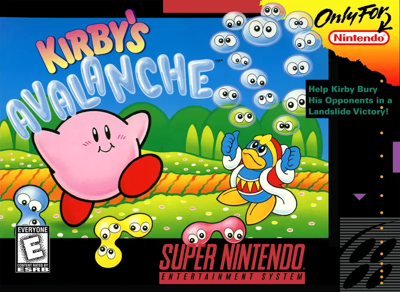 Kirby's Avalanche box art