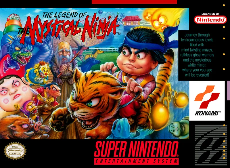 The Legend of the Mystical Ninja box art