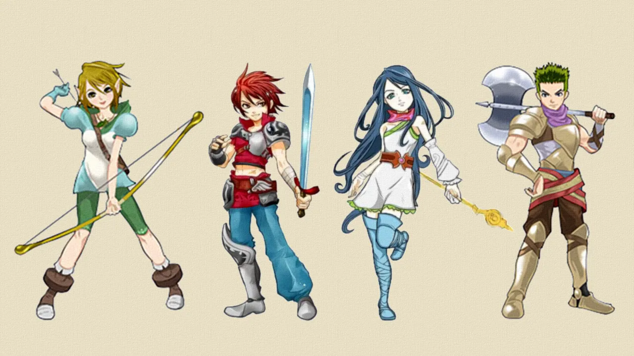 Backdrop artwork for Lufia & the Fortress of Doom