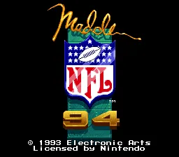 Madden NFL '94 screenshot