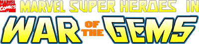 Marvel Super Heroes in War of the Gems logo