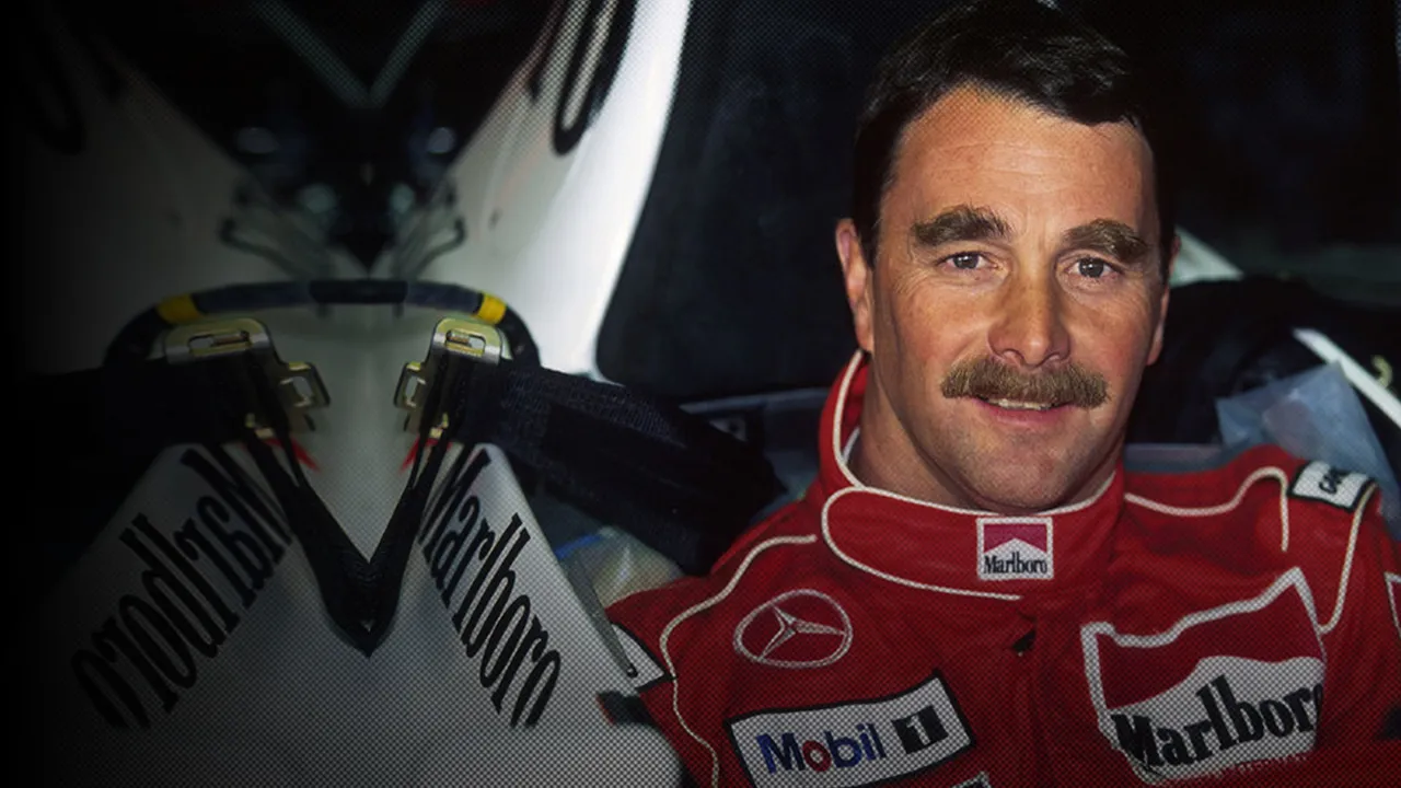 Backdrop artwork for Nigel Mansell's World Championship Racing