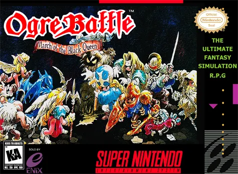 Ogre Battle: The March of the Black Queen box art