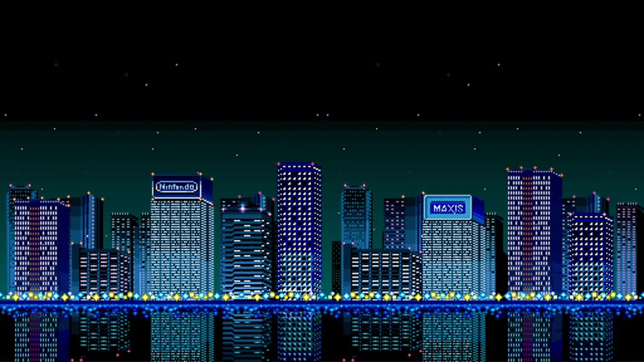 Backdrop artwork for SimCity