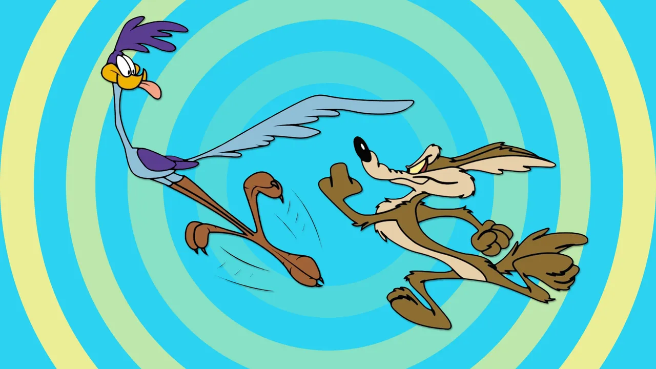 Backdrop artwork for Road Runner's Death Valley Rally