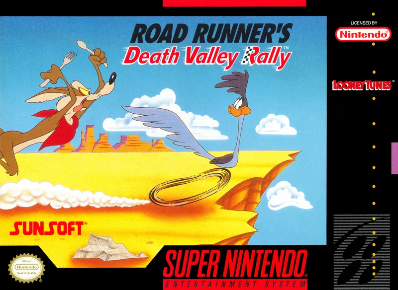 Road Runner's Death Valley Rally box art