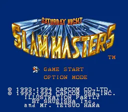 Saturday Night Slam Masters screenshot