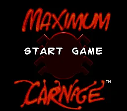 Spider-Man Venom: Maximum Carnage screenshot