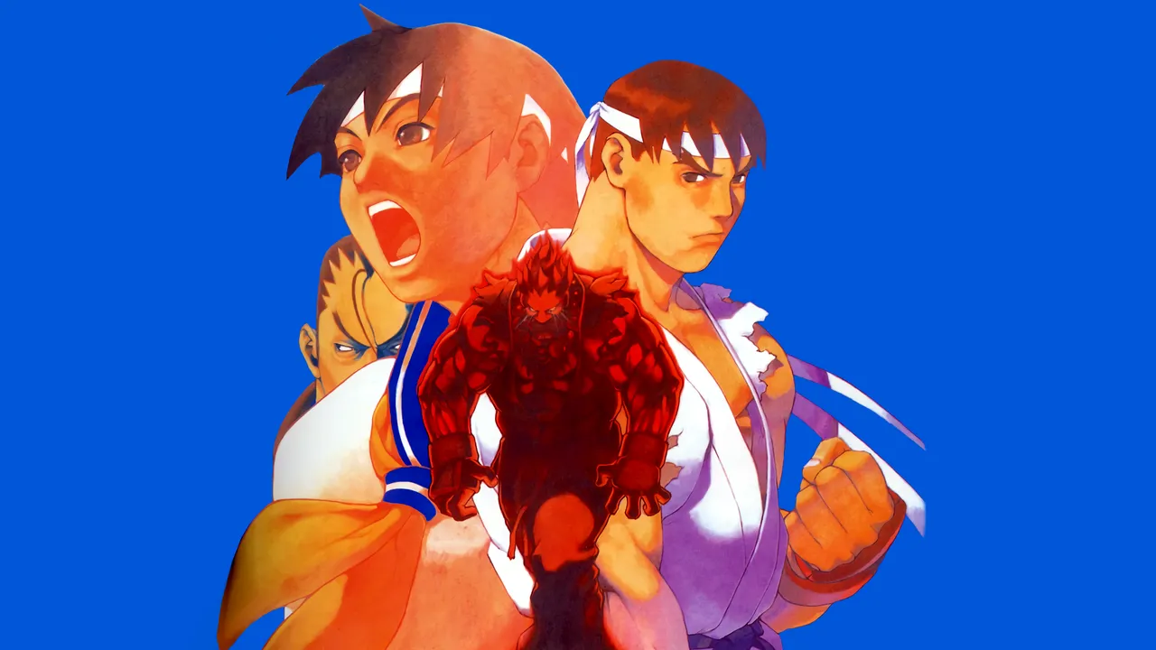 Backdrop artwork for Street Fighter Alpha 2