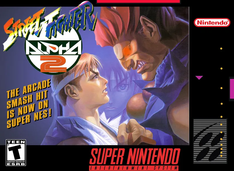 Street Fighter Alpha 2 box art