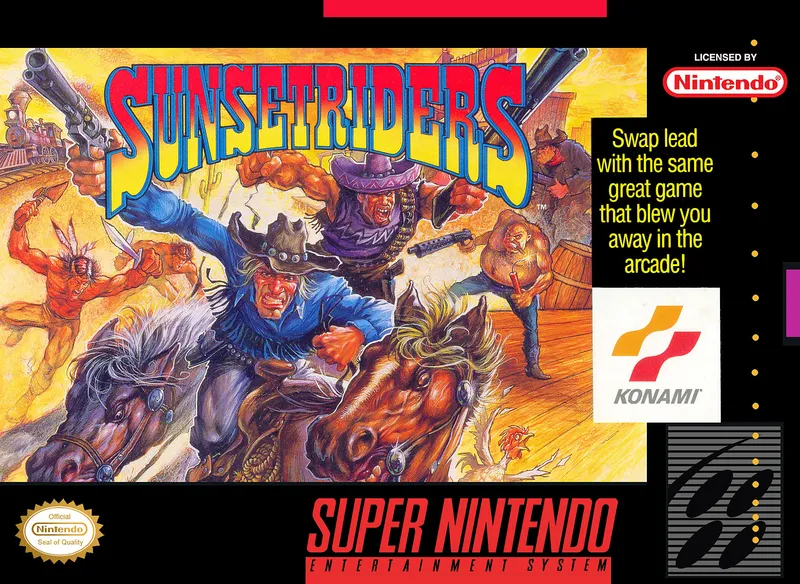 Sunset Riders box art