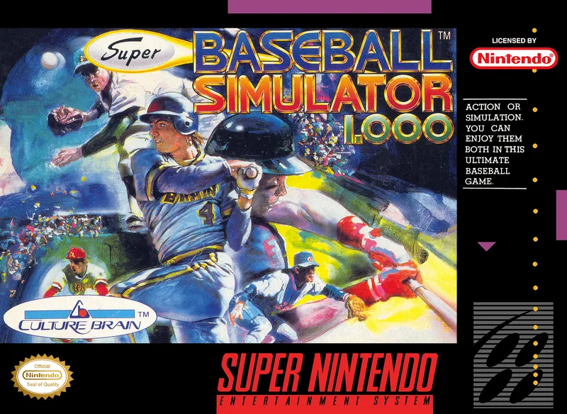 Super Baseball Simulator 1.000 box art